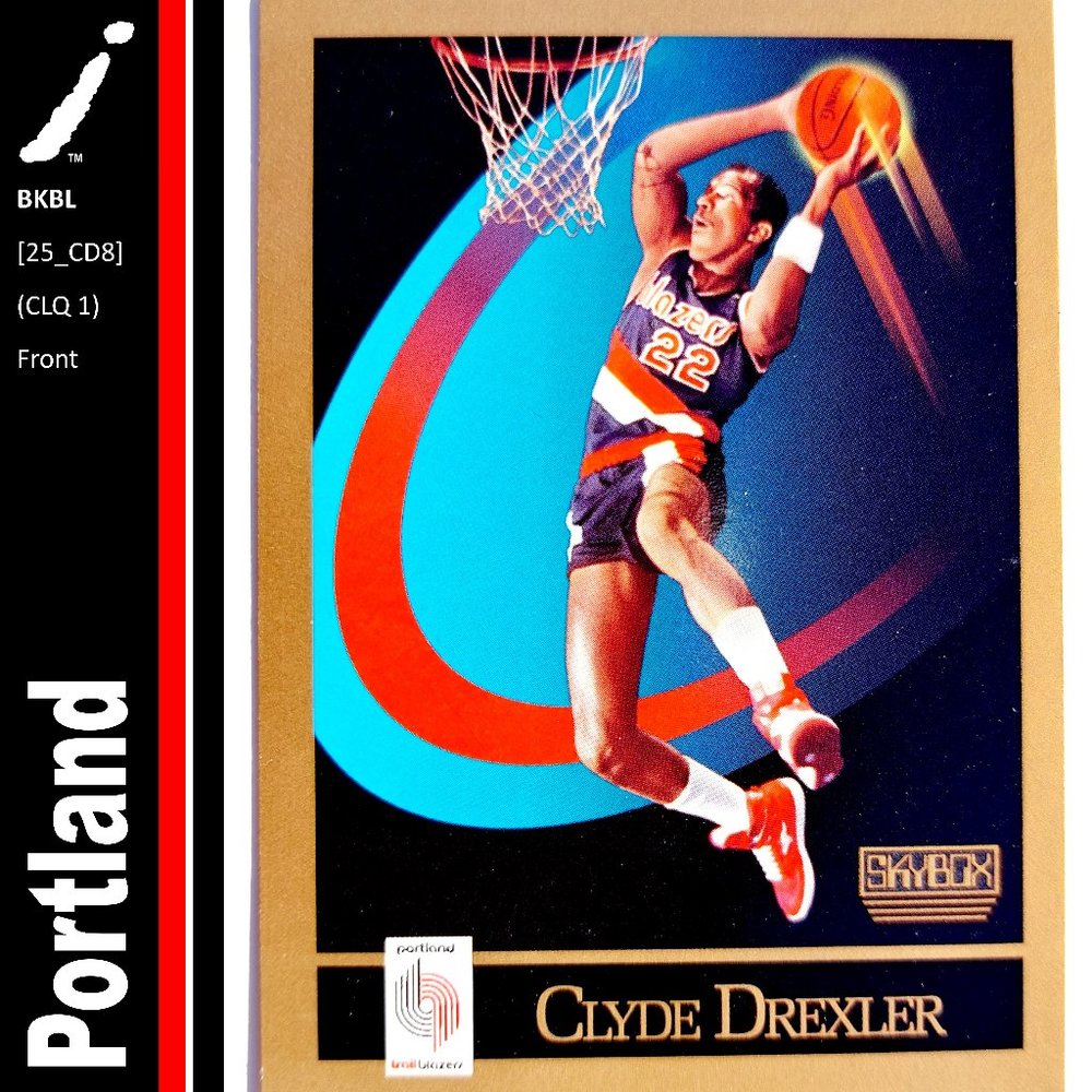 Portland Trailblazers (Clyde Drexler) - BKBL [25_CD8]